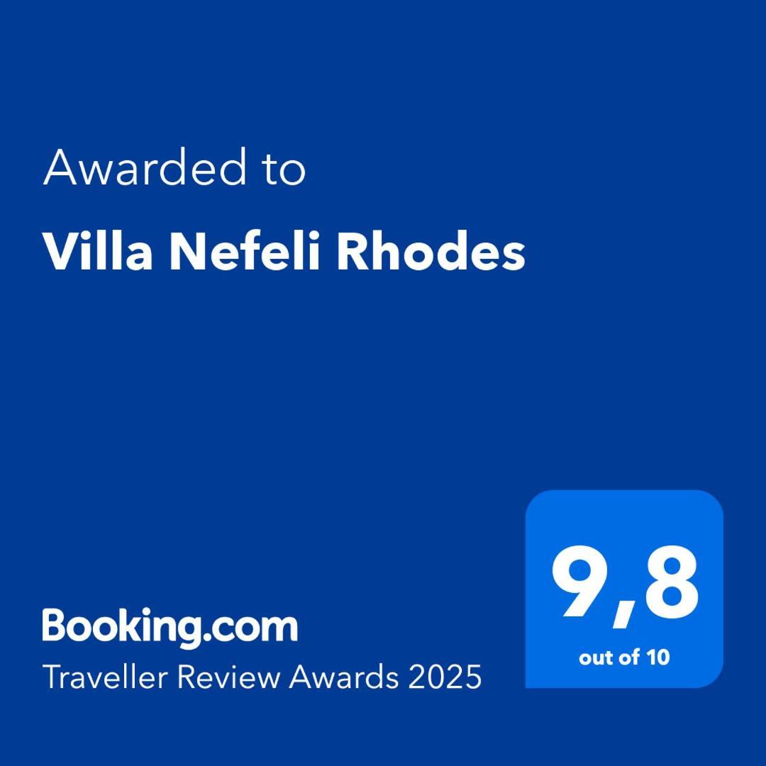 Villa Nefeli Rhodes Archangelos  Luaran gambar